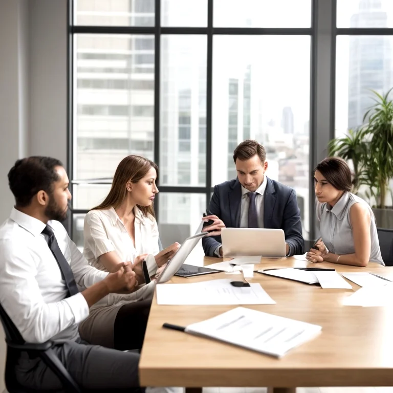 Equipo de consultores en inspección de planta y coordinación logística